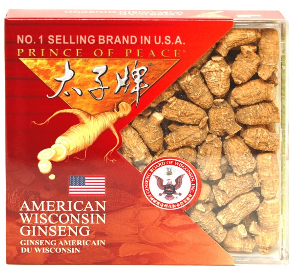 Prince of Peace Wisconsin American Ginseng Small Round Roots, 2.5 oz