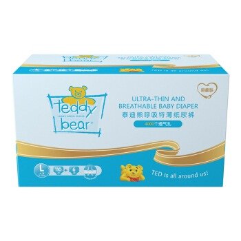 【泰迪熊纸尿裤L】泰迪熊（Teddy Bear）超薄透气 婴儿纸尿裤 L116片【9-14公斤】【行情 报价 价格 评测】-京东
