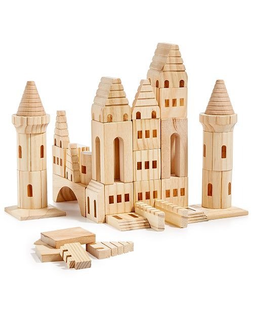 Wood Castle Blocks