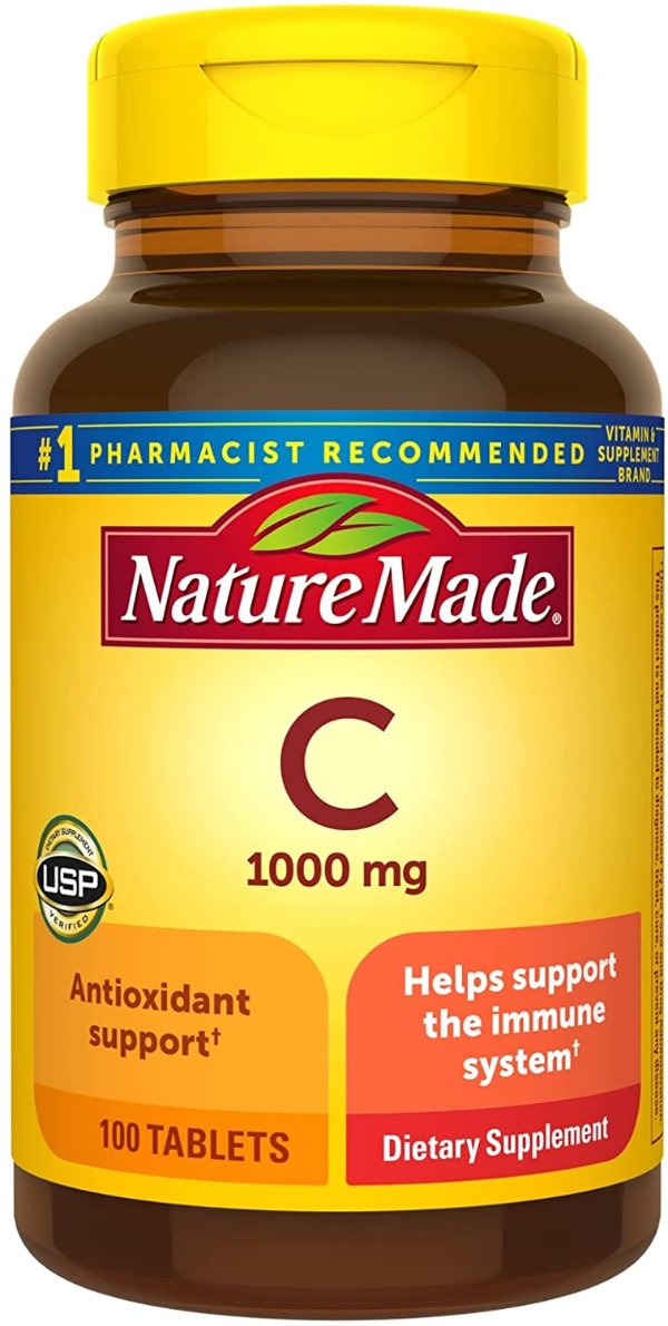 Nature Made Vitamin C 1000 mg, 100 Tablets