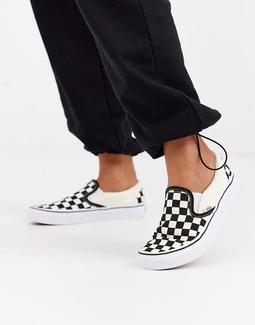 Classic Slip-On checkerboard sneakers | ASOS