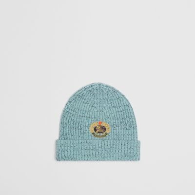 Embroidered Archive Logo Wool Blend Beanie