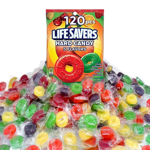 Life Savers Individually Wrapped 5 Fruit 120 Pieces