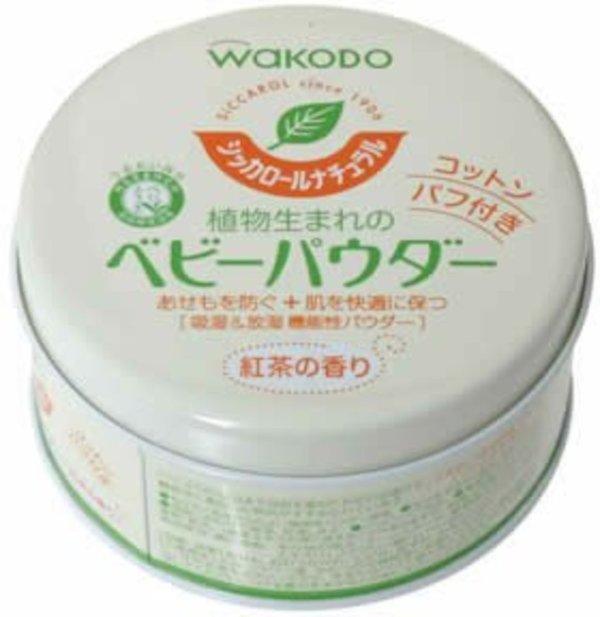 120 g of fragrances of the Wakodo sicca roll natural baby powder tea