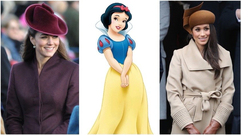 为什么准王妃穿棕色，凯特王妃穿紫色，白雪公主不是穿白色...