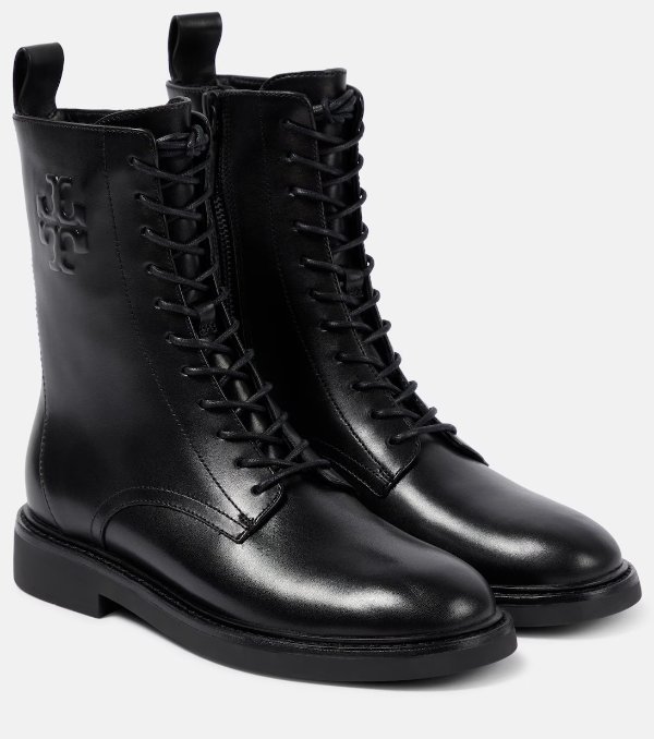 Leather combat boots 靴子$319.00 超值好货| 北美省钱快报
