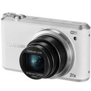 Samsung WB350F 16.2MP CMOS Smart WiFi & NFC Digital Camera with 21x Optical Zoom and 3.0" Touch Screen LCD and 1080p HD Video (White)