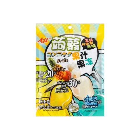 AJI Lychee + Pineapple Konjac Juice Jelly 260g