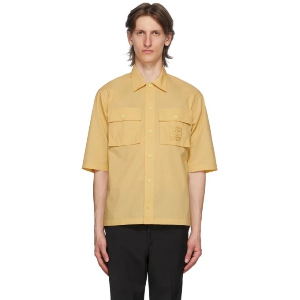 Yellow Pockets Over Shirt