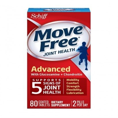 Move Free Glucosamine Chondroitin, Triple Strength, Coated Tablets, 80 tablets
