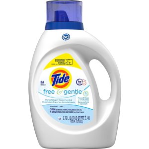 Tide Free & Gentle Liquid Laundry Detergent, 92 Fl Oz