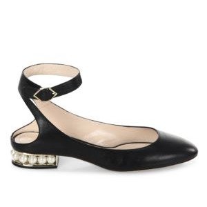 Nicholas Kirkwood Lola 珍珠跟平底鞋 封面款