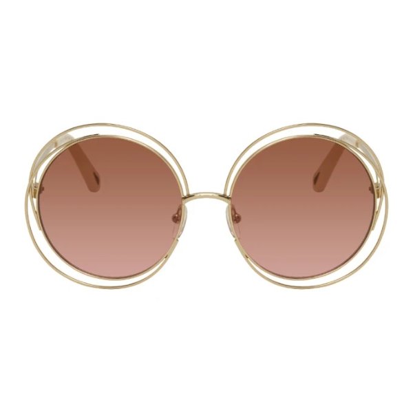 Gold & Pink Carlina Sunglasses