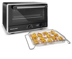 Black Matte Digital Countertop Oven With Air Fry KCO124BM | KitchenAid