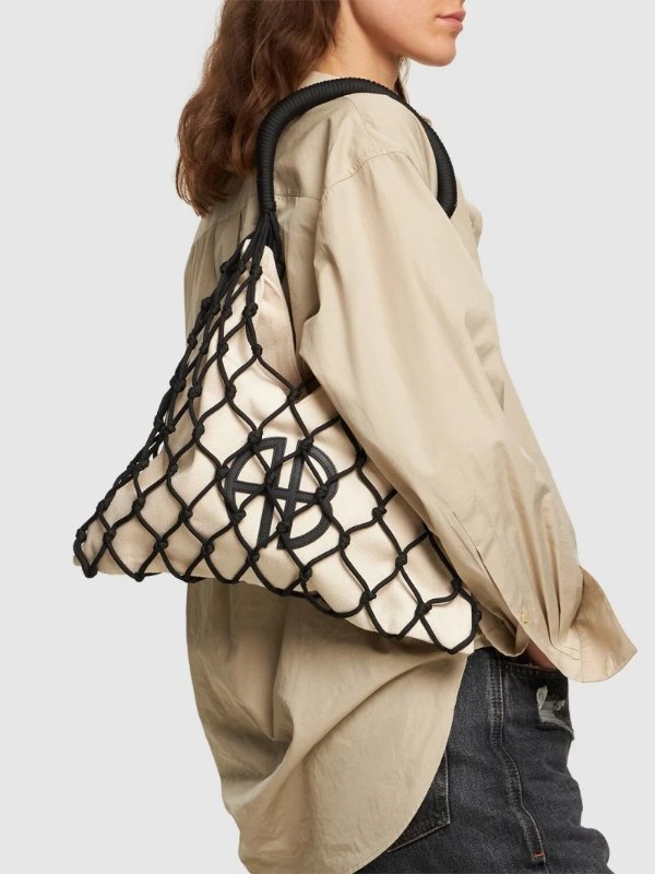 Gaia cotton shoulder bag