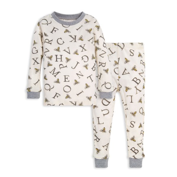 A-Bee-C Snug Fit Organic Baby Pajamas