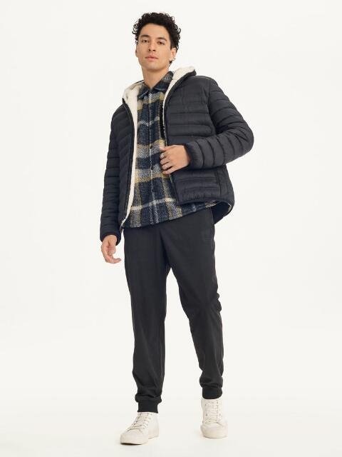 QUILTED REVERSIBLE SHERPA JACKET