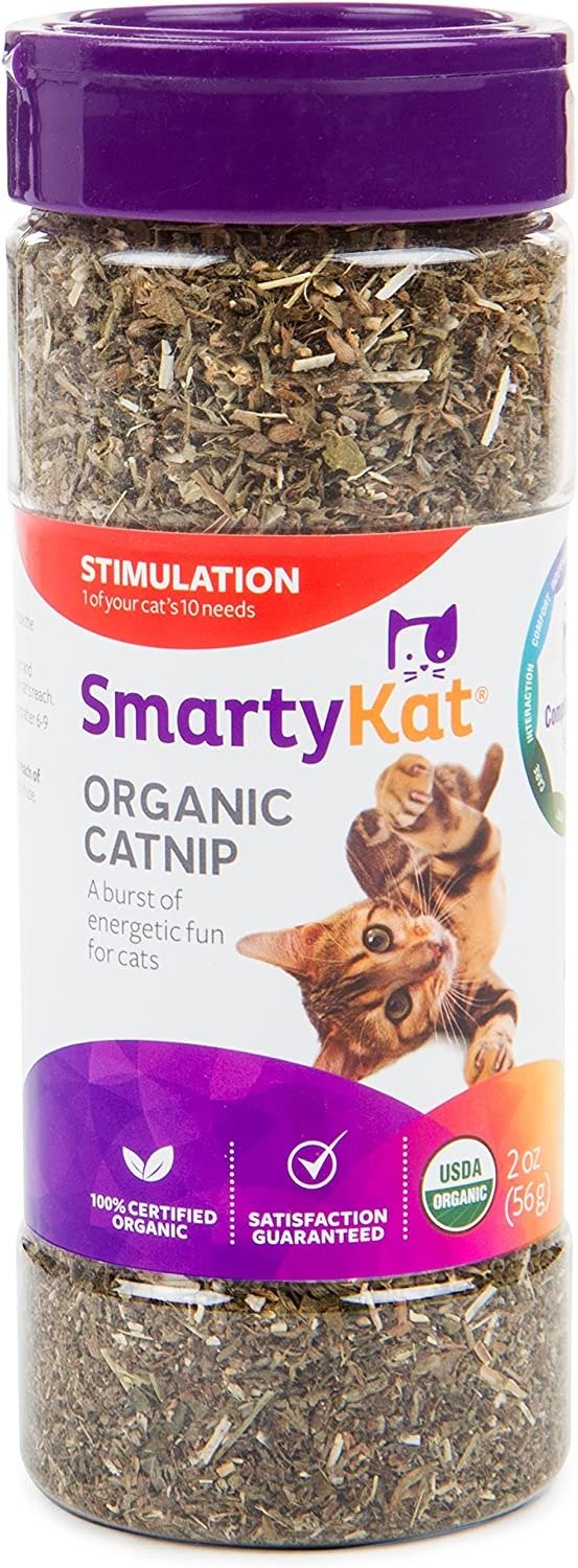 , Organic Catnip, For Cats, 100% Certified Organic, Natural, Pure, Potent, Resealable
