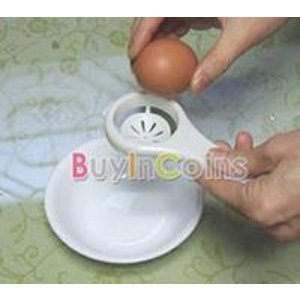 Kitchen Egg White Separator Holder Sieve Funny Divider
