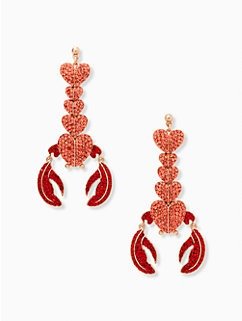 love lobster statement earrings