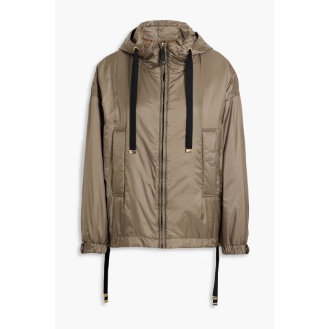Max MaraGreena shell hooded jacket