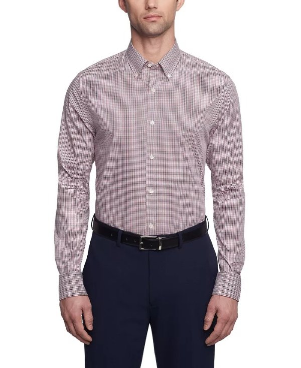 Men's TH Flex Slim Fit Wrinkle Free Stretch Twill Dress Shirt