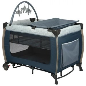 Monbebe Willow Rocking Play Yard with Full Size Bassinet
