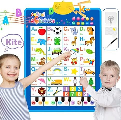 Electronic Interactive Alphabet Wall Chart (ABCs and 123s)