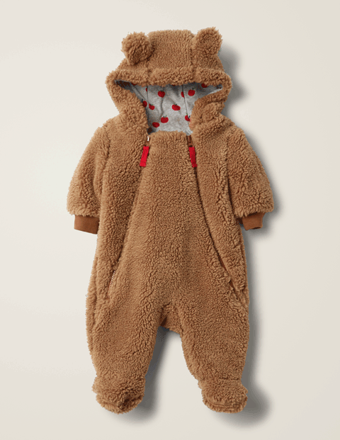婴幼儿泰迪熊连体外套