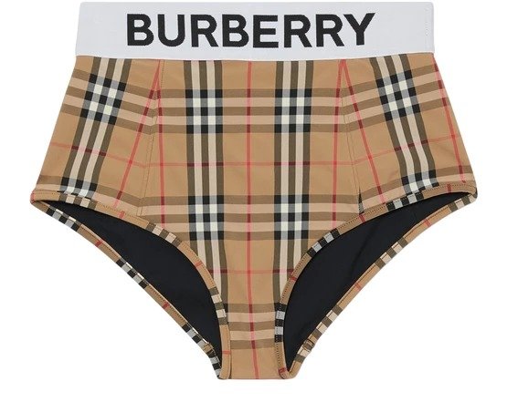 Tessa Burberry print panties