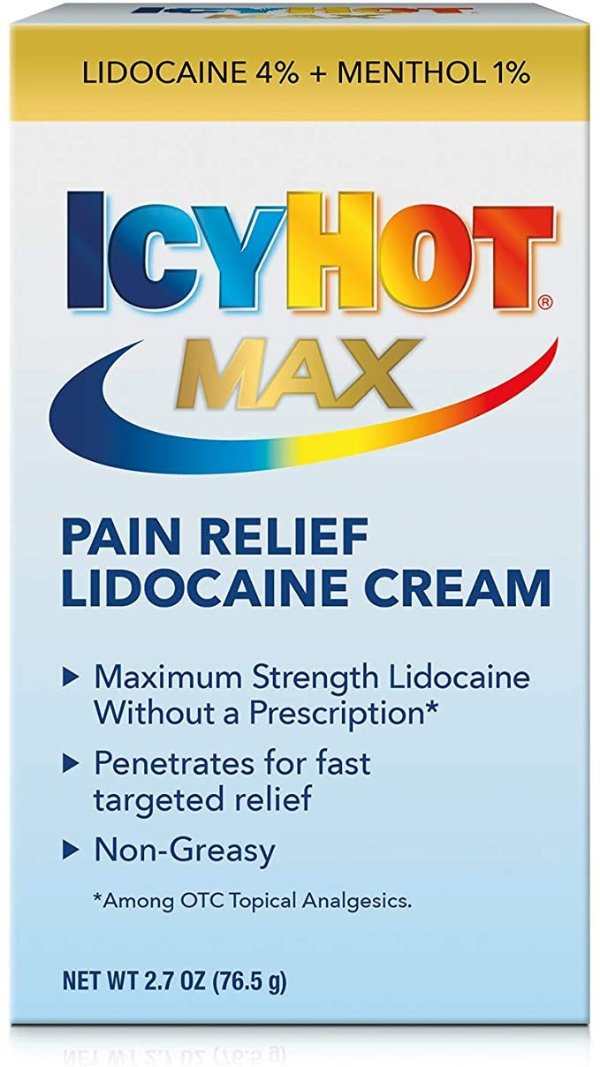 Icy Hot 强效止痛膏 含利多卡因和薄荷醇 2.7oz