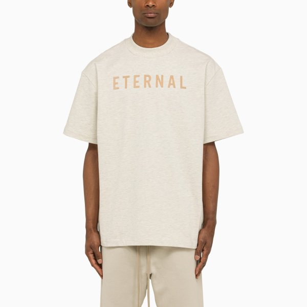 Eternal oatmeal crew neck t-shirt