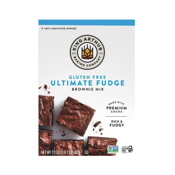 , Fudge Brownie Mix, Gluten Free, 17 Ounce (Pack of 6)