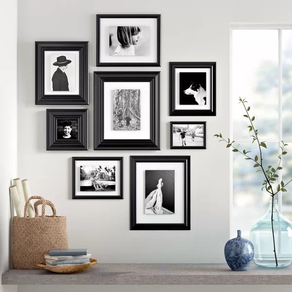 8 Piece Syston Gallery Picture Frame Set8 Piece Syston Gallery Picture Frame SetRatings & ReviewsCustomer PhotosQuestions & AnswersShipping & ReturnsMore to Explore