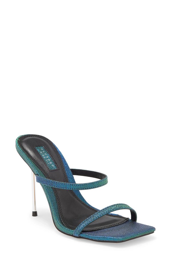 Wide Fit Strappy Slide Sandal (Women)