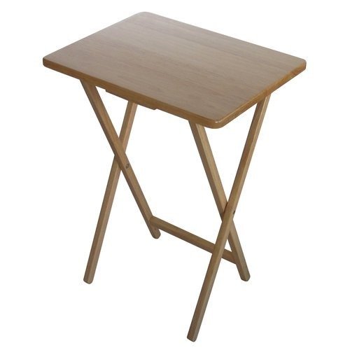 Folding Tray Table Natural 19x15x26 inch