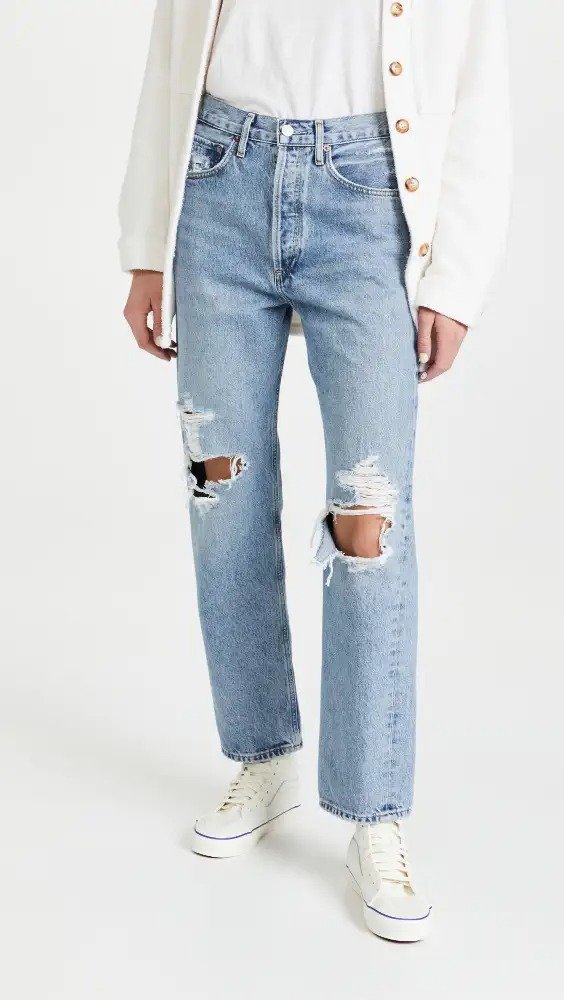 90s Mid Rise Straight Fit Jeans