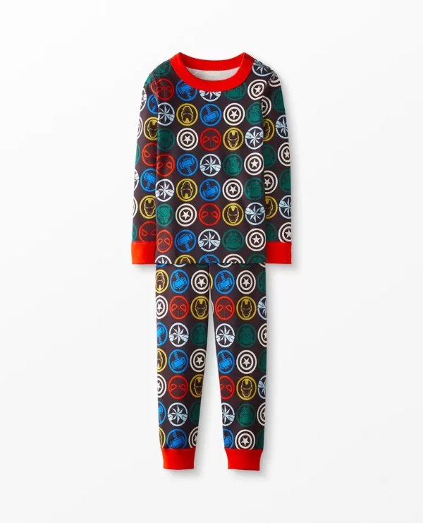 Marvel Icons Long John Pajama Set
