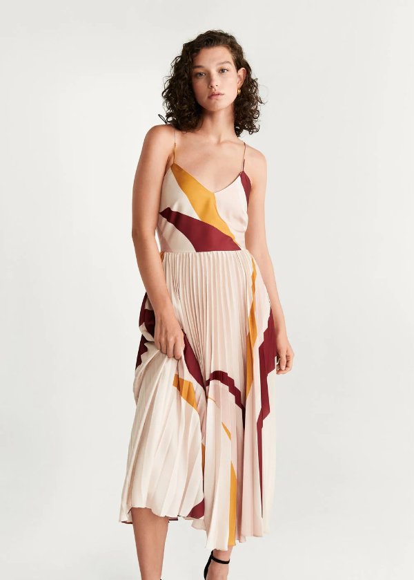 Pleated midi dress - Women | OUTLET USA