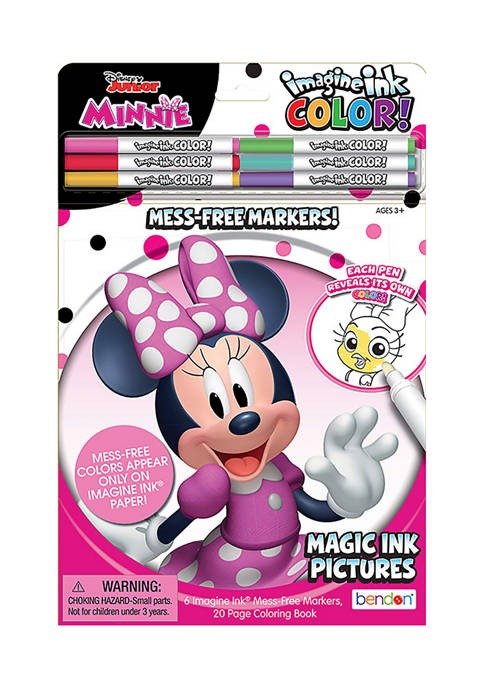Disney Minnie Mouse Imagine Ink Color Pad with Mini Markers