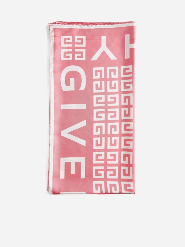 4G Monogram silk scarf