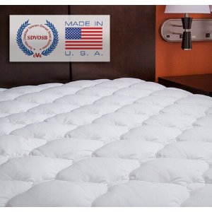 美国制造 ExceptionalSheets Extra Plush Fitted 床垫加厚垫