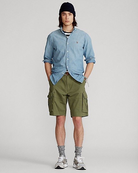 Men's 10.5-Inch Classic Fit Chino Cargo Short | Ralph Lauren