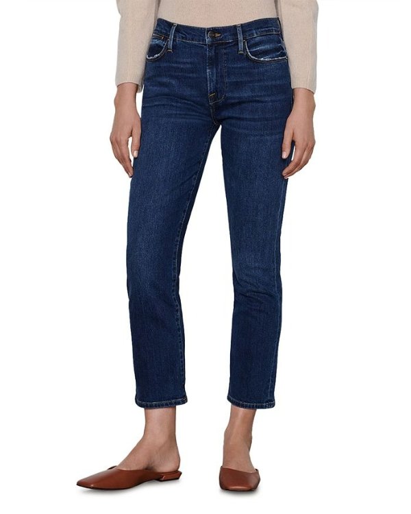 Le High Straight Jeans in Rosalie
