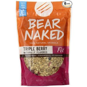 Bear Naked Granola Pouches Triple Berry Fit 12 Ounce (Pack of 6)
