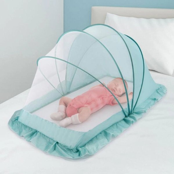 折叠式婴儿防蚊虫罩 外出野餐可用