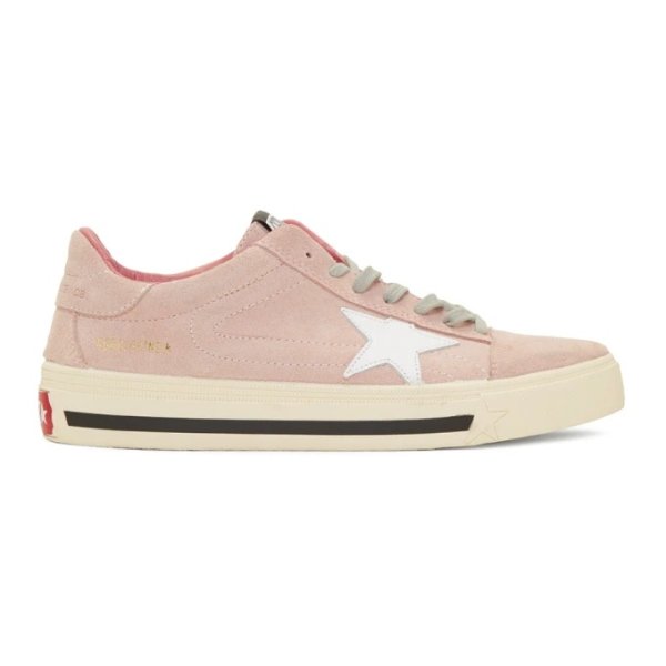 - Pink Suede Grindstar Sneakers