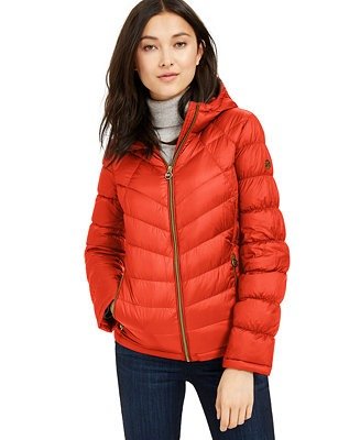 Packable Hooded Down Puffer Coat, Created for Macy's