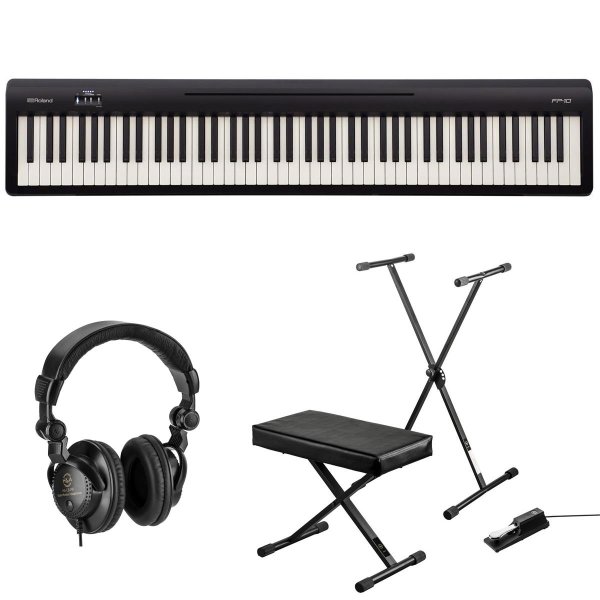 FP-10 88键电子钢琴+支架+琴凳+踏板+耳机套装