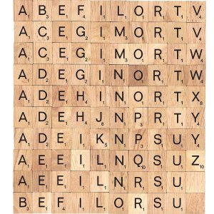 BSIRI 木质字母拼字游戏 共100件套